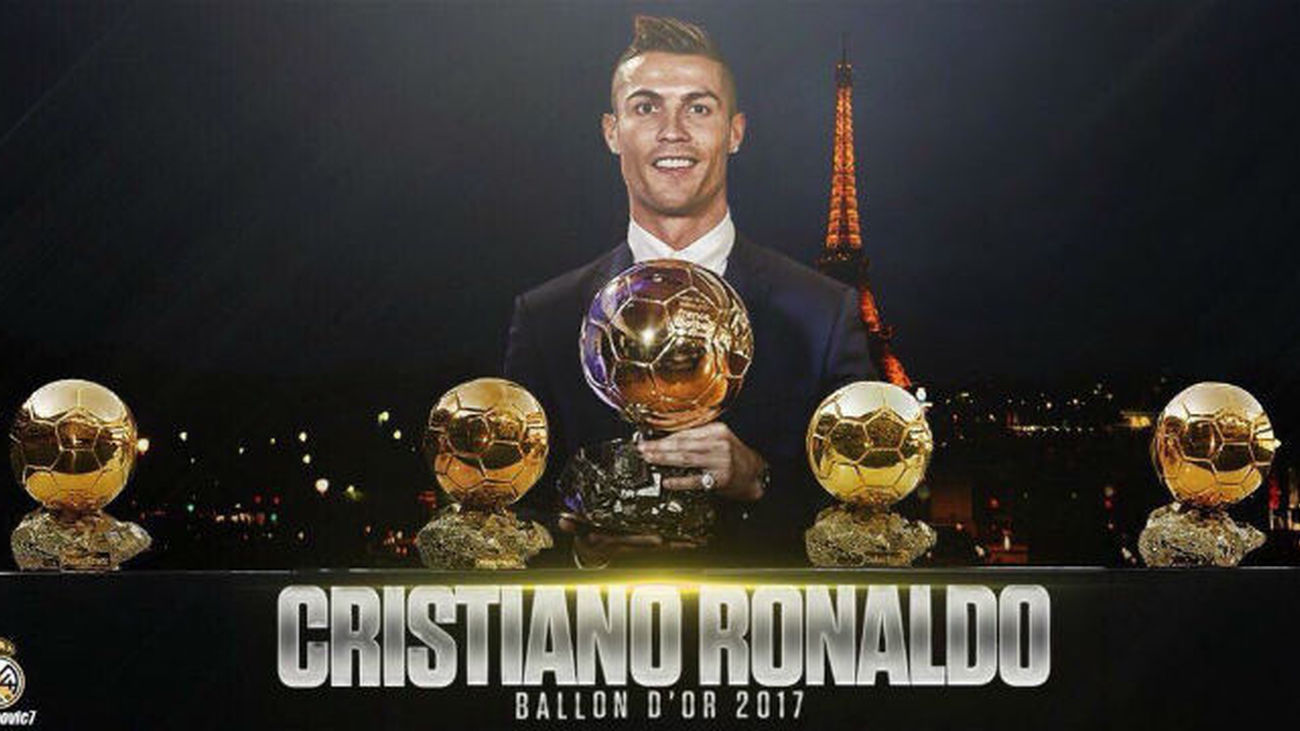 Cristiano conquista su quinto Balón de Oro