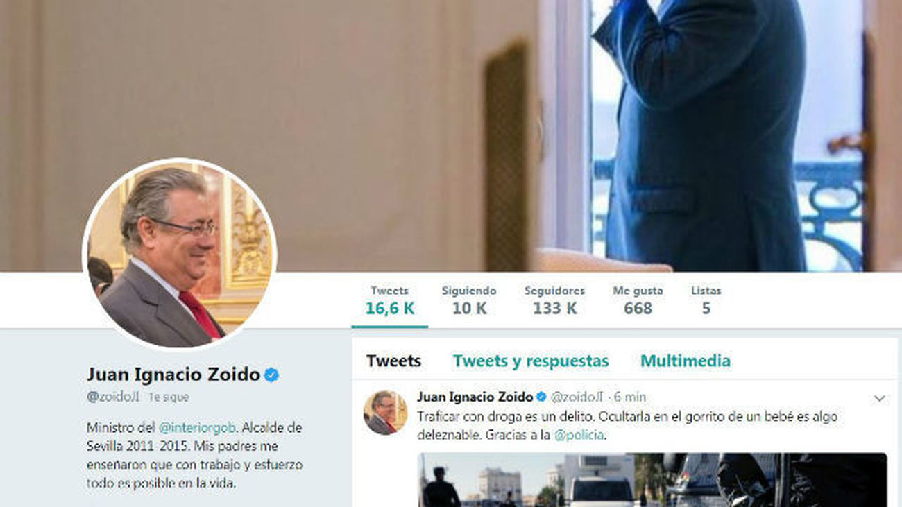 Zoido es el más tuitero de los ministros