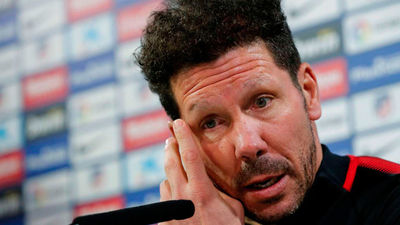 Simeone: "Buscaremos colectivamente equilibrar la falta de Griezmann"