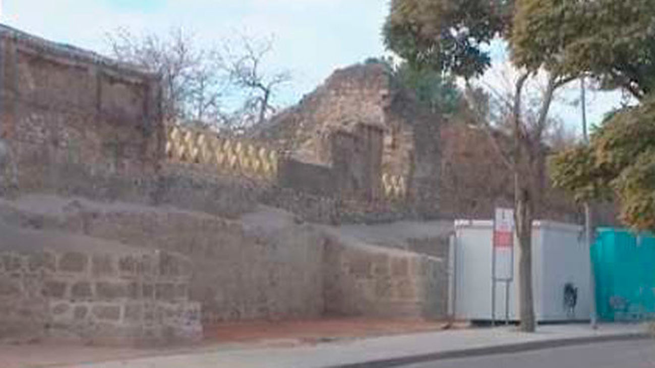 La muralla medieval de Talamanca del Jarama, al descubierto