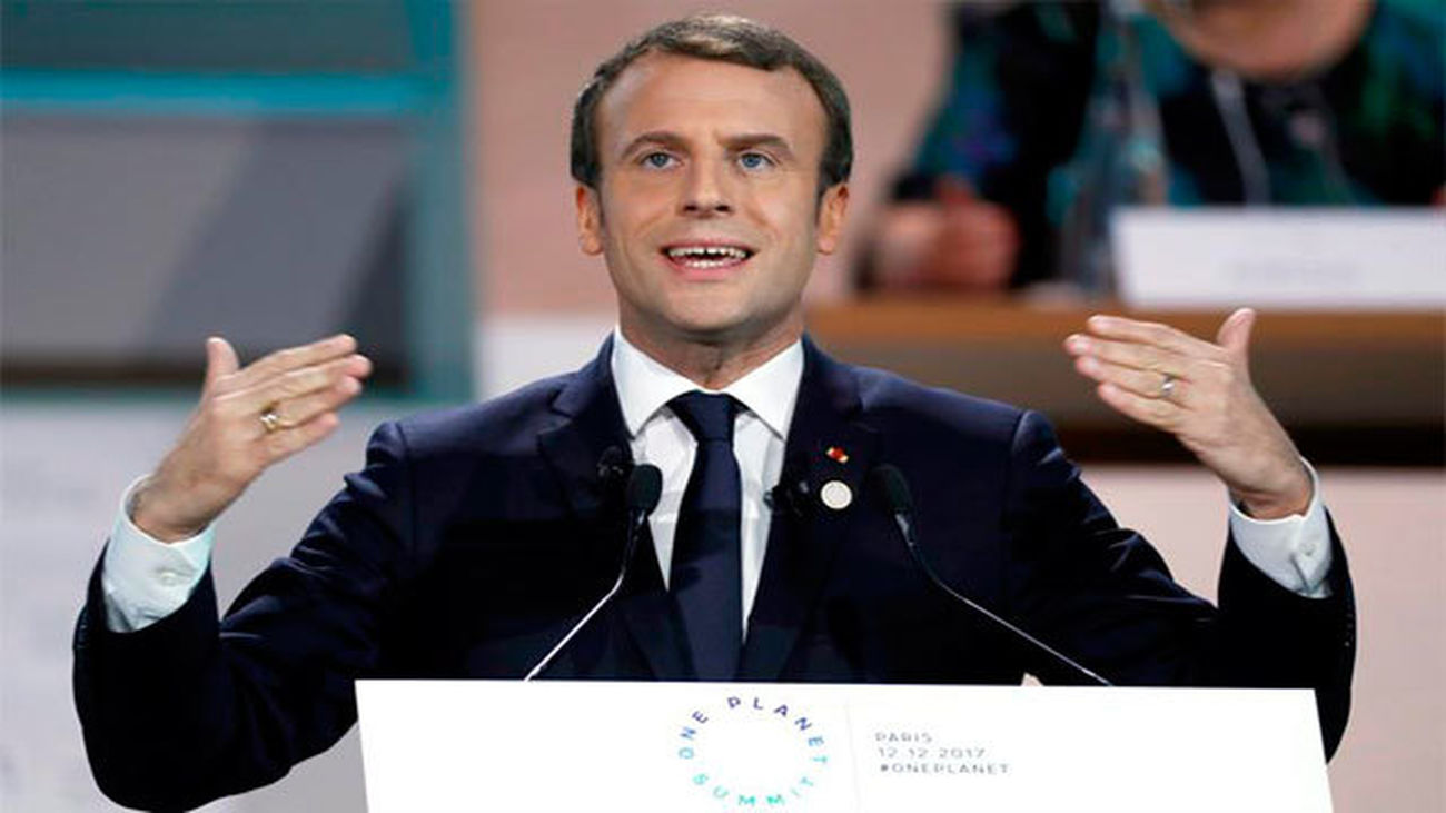 El presidente de Francia, Emmanuel Macron