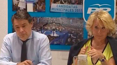 González apunta a Aguirre en la financiación ilegal del PP de Madrid