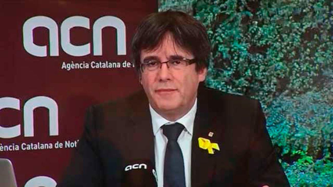 Puigdemont: "A lo mejor vale la pena"  ser investido antes de ser detenido
