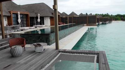 Casas de ensueño sobre el agua en la Maldivas