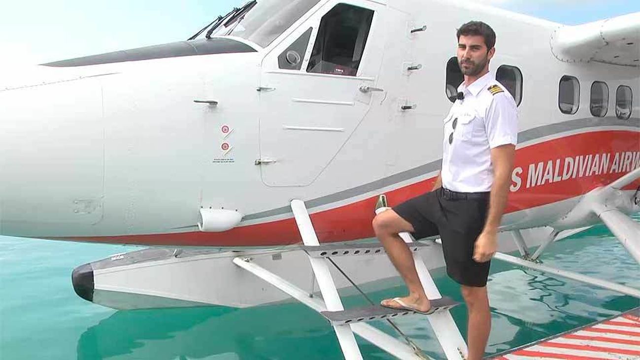 El aerotaxi, el transporte más común en Maldivas