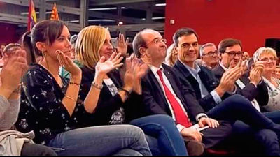 Sánchez pide votar a Iceta para que ganen "los olvidados" de Puigdemont