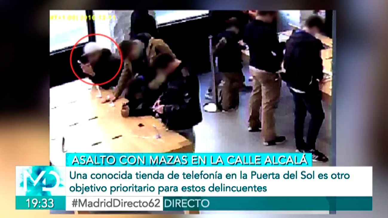 Una oleada de robos de teléfonos en Madrid