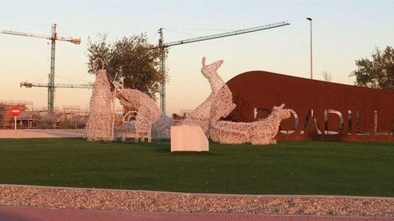 Actos vandálicos contra un Belén instalado en Boadilla