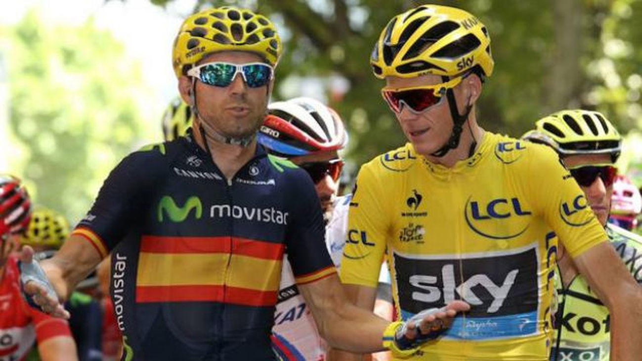 Valverde: "El positivo de Froome es mala noticia para el ciclismo en general"
