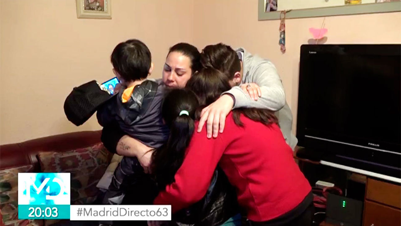 Paralizado el desahucio de Sonia y sus cuatro hijos