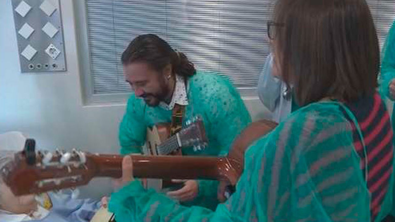 Musicoterapia en el hospital de Torrejón
