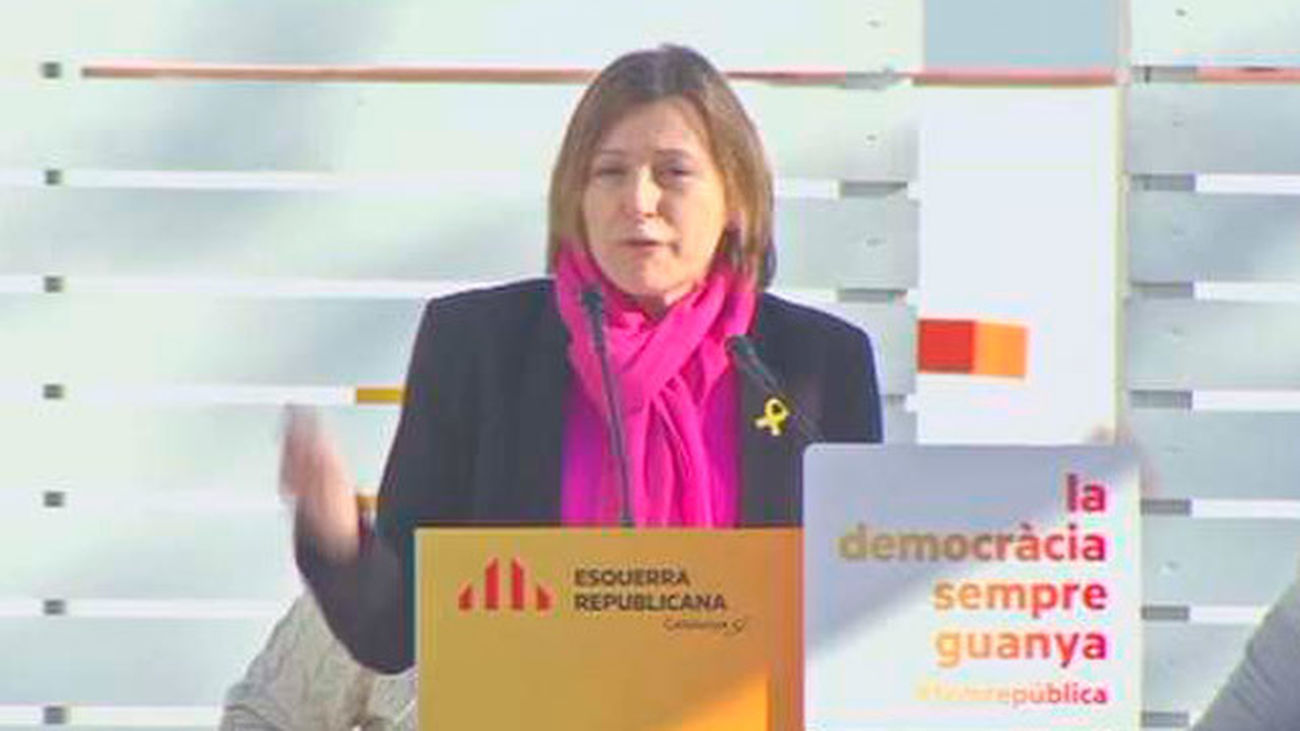Forcadell dice que Santamaría confirma  con sus declaraciones que hay "presos políticos"