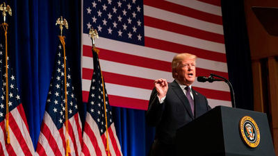 Trump señala a China y Rusia como "rivales poderosos" en la hegemonía mundial