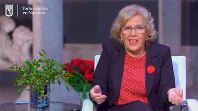 Carmena: “Todo cambia en Navidad. Así es y así debe ser”