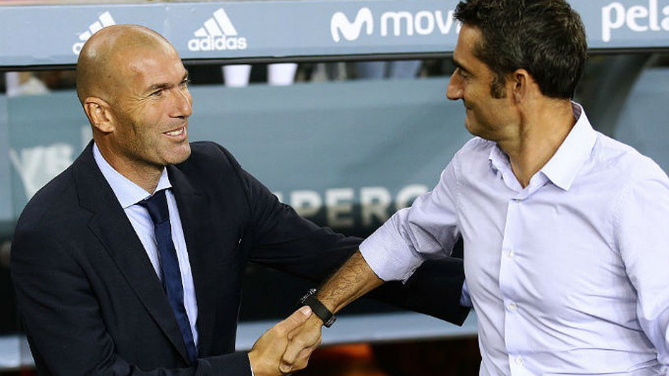 Zidane, especialista en el Clásico y en vencer a Valverde