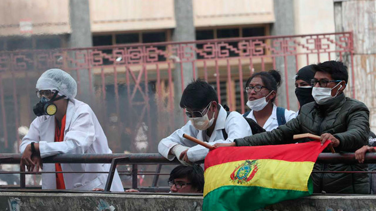 Manifestación de Médicos en Bolivia