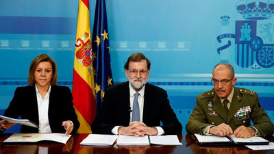 Rajoy a los militares en el exterior: Sois la mejor versión de España