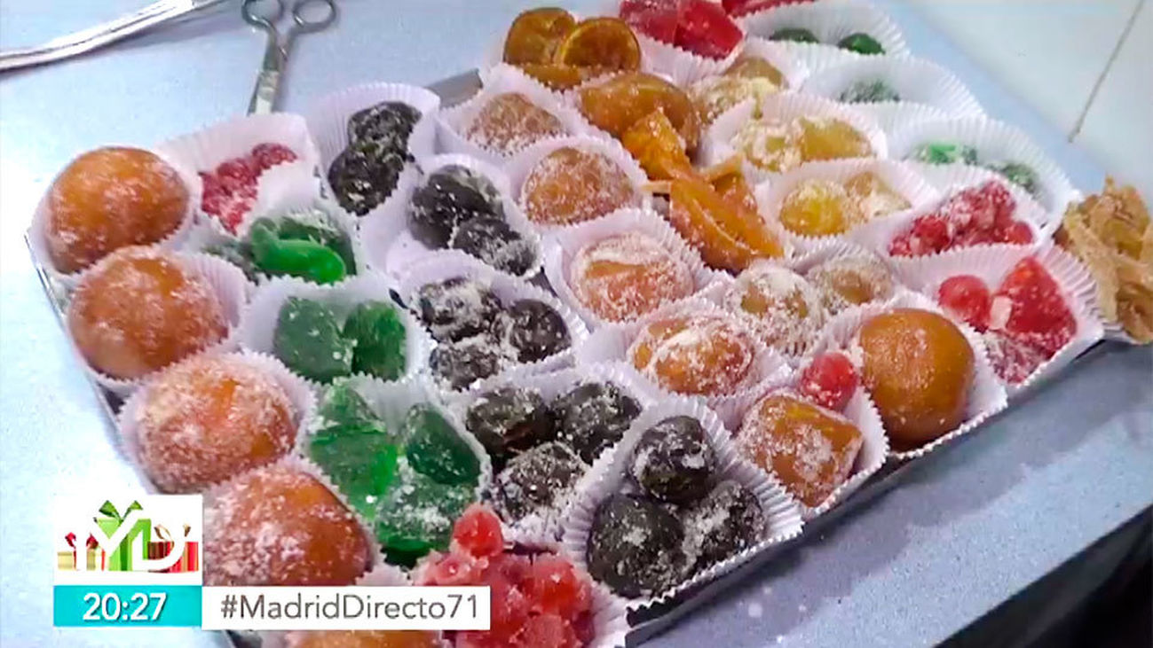 Fruta escarchada, el postre de la Navidad