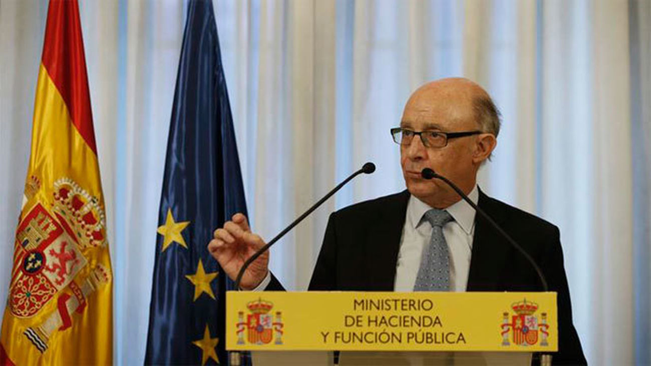 El ministro de Hacienda y Función Pública, Cristóbal Montoro