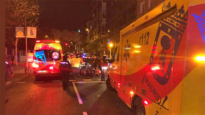 Un motorista grave al colisionar con un coche en López de Hoyos