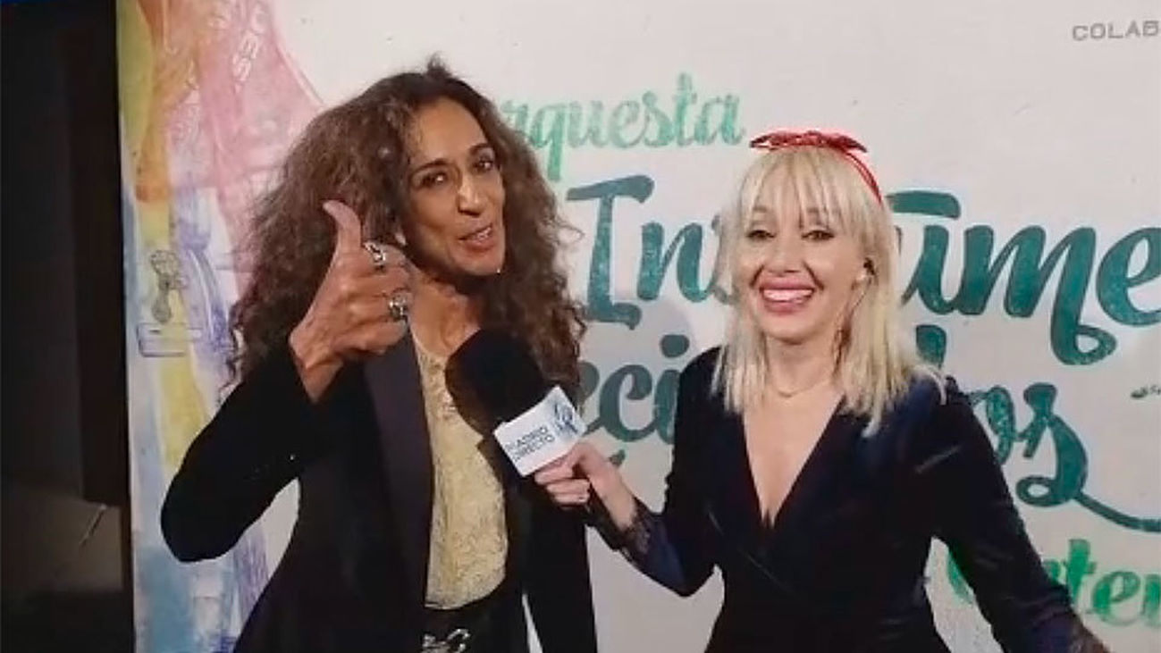 Rosario Flores amadrina un concierto solidario interpretado con instrumentos reciclados