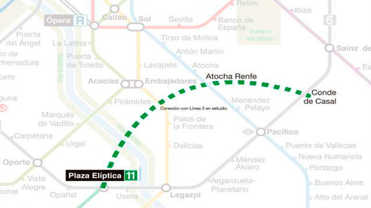 Proyeto de ampliación de la linea 11 de Metro