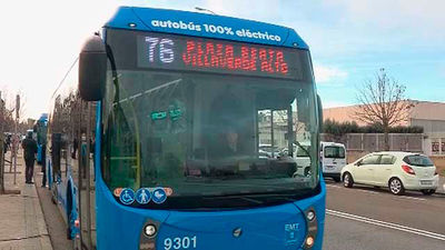 La línea 76 de la EMT será desde finales de enero la primera 100% eléctrica con carga por inducción