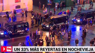 Un 33% más de reyertas en la noche de Año Nuevo en la Comunidad de Madrid