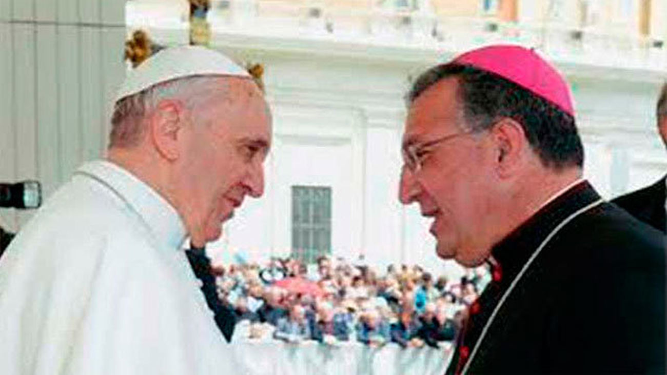 El Papa francisco con Ginés García Beltrán