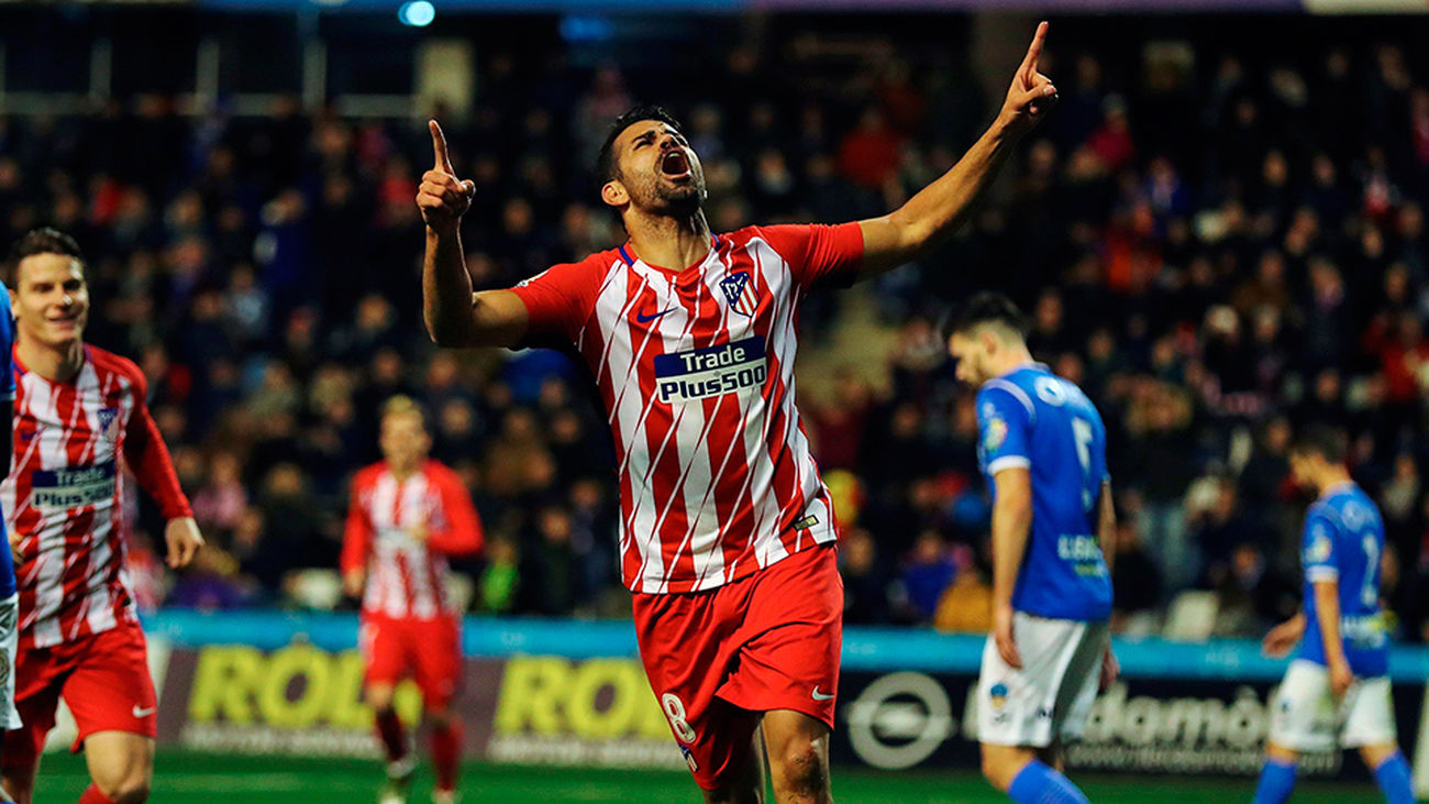 0-4. Diego Costa, gol y susto en una victoria contundente del Atlético