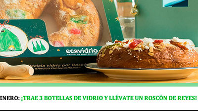 Ecovidrio reparte 2.500 roscones entre los madrileños que reciclen 1 kilo de vidrio