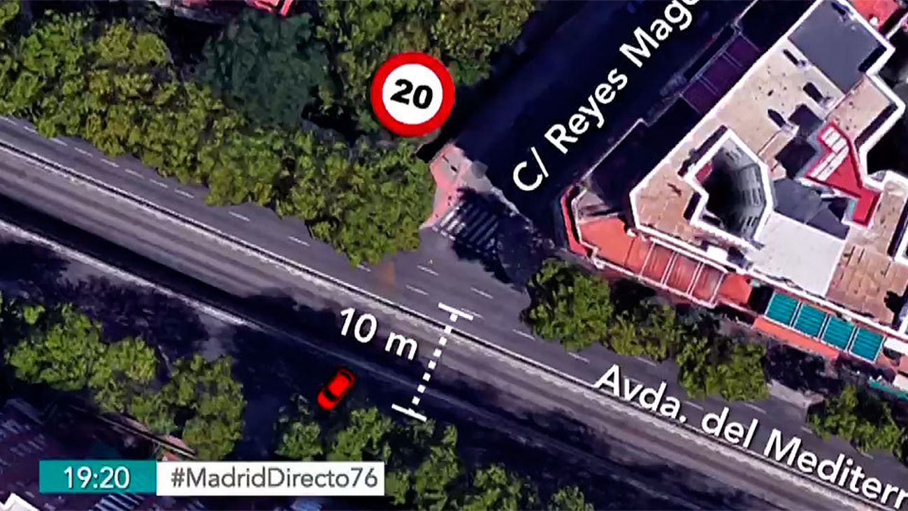 Testigos del espectacular accidente en la Avenida del Mediterráneo