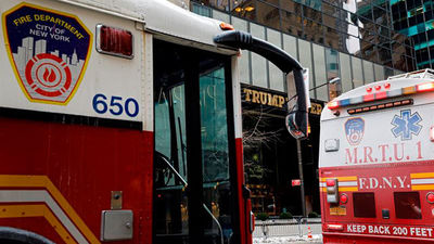 Dos heridos en un incendio en la azotea de la Torre Trump en Nueva York