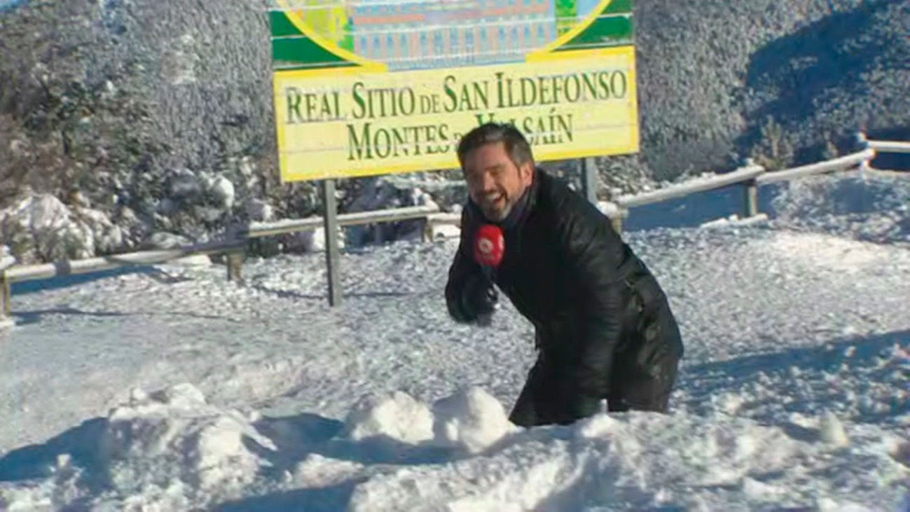 La Sierra Madrileña, helada por completo