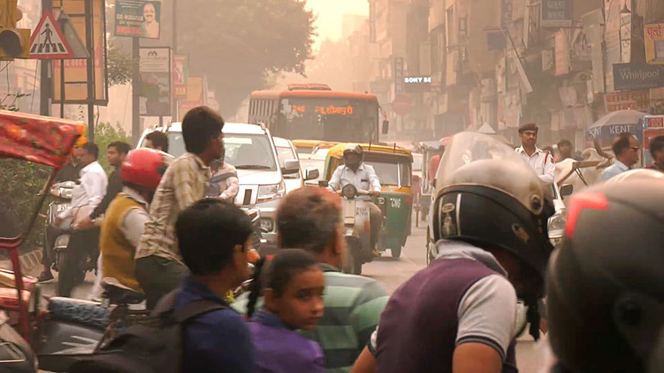 El aire a veces irrespirable de una megalópolis