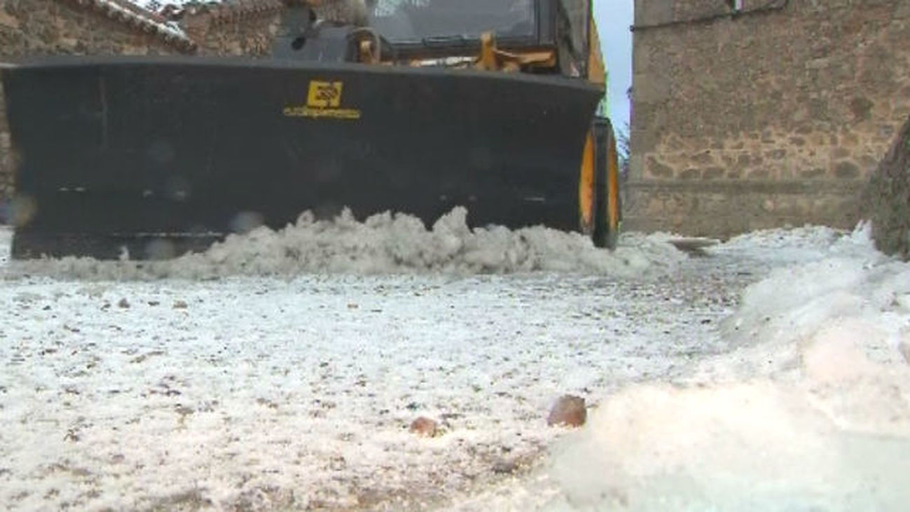 Nieva sobre la nieve