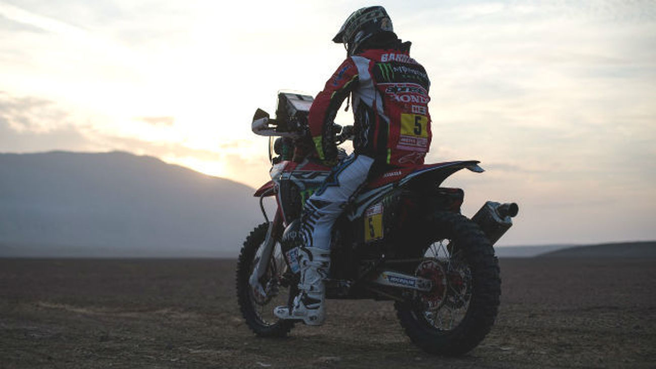 Un exhausto Barreda abandona el Dakar