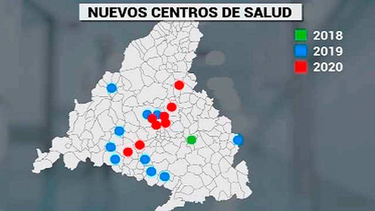 La Comunidadde Madrid abrirá 19 nuevos Centros de Salud hasta 2020