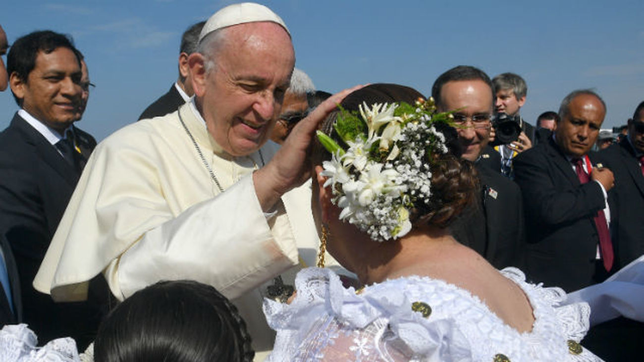 El papa recuerda en Trujillo las terribles consecuencias del cambio climático