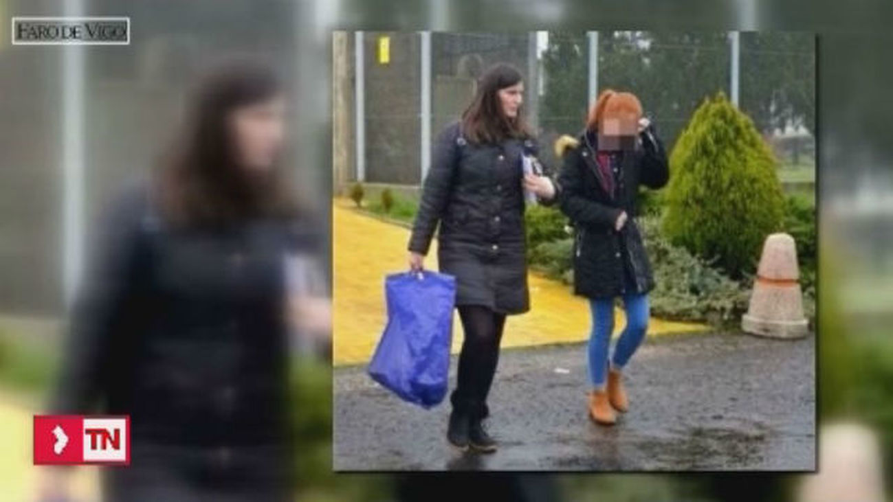 La mujer de 'El Chicle' va a visitarle con su hija en la prisión de A Lama