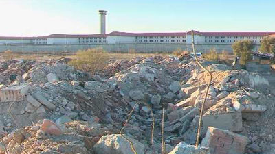 Un polígono de Valdemoro convertido en un vertedero ilegal de escombros