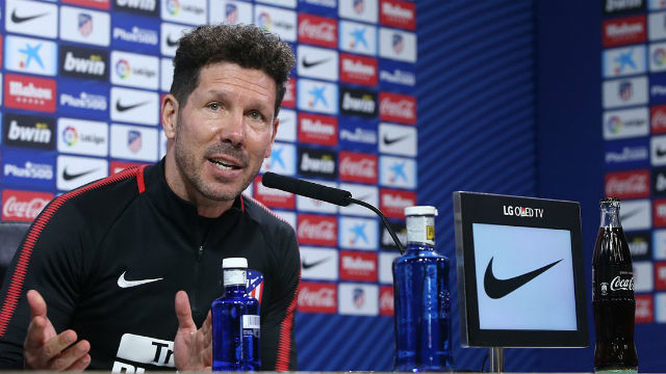 Simeone apuesta por "jugar con gente abierta" para hacer daño al Sevilla