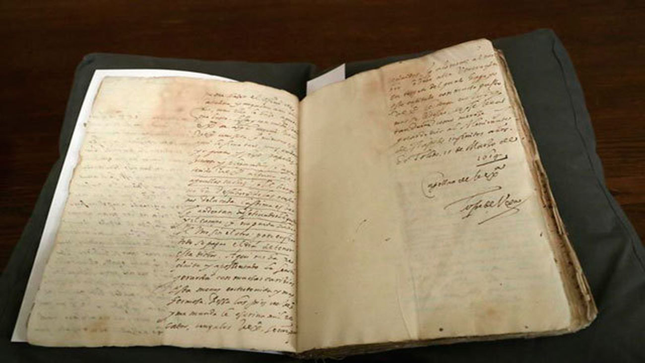 Epistolario manuscrito entre Lope de Vega  y el Duque de Sessa