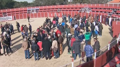 Movilización para impedir el cierre de la Escuela Taurina de la Venta del Batán