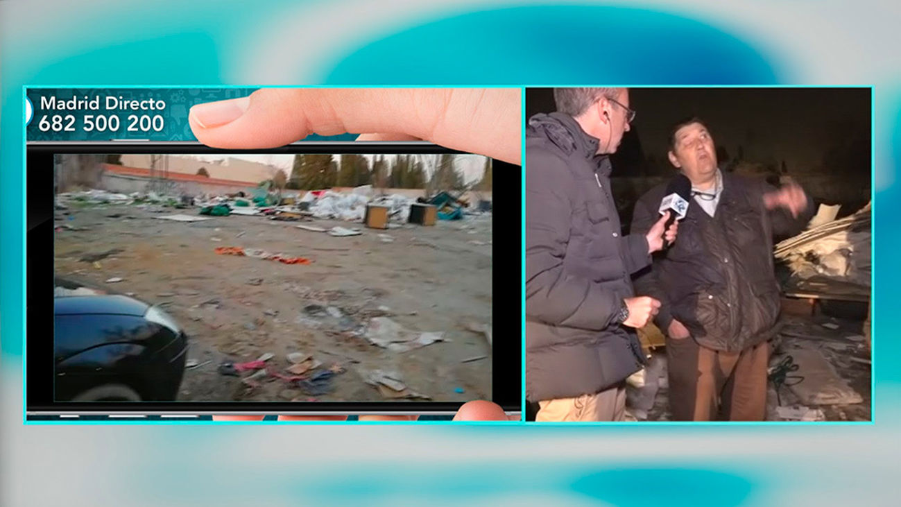 Un vertedero junto al tanatorio de San Isidro