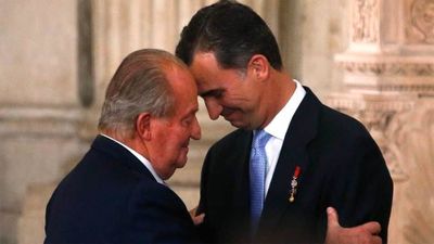 Del rey Juan Carlos a Felipe VI
