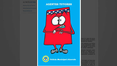 La Policía de Alcorcón lanza la campaña  'Saca tarjeta roja' contra el acoso escolar