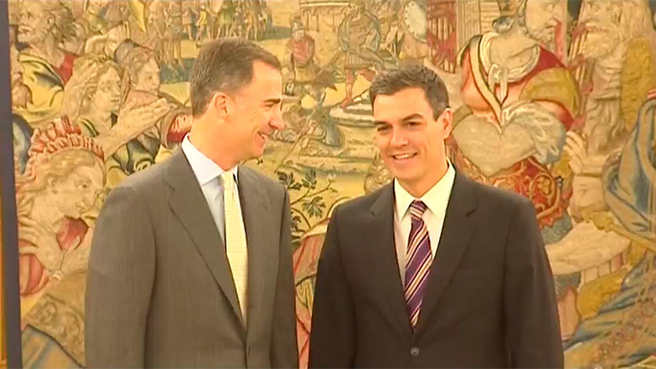 Pedro Sánchez: "Le dije al Jefe del Estado que no le iba a fallar"