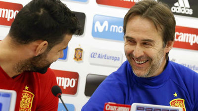 Lopetegui: "Estamos encantados con Diego Costa y ojalá que siga así"