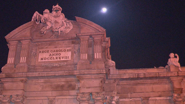 La superluna sobre Madrid / Telemadrid